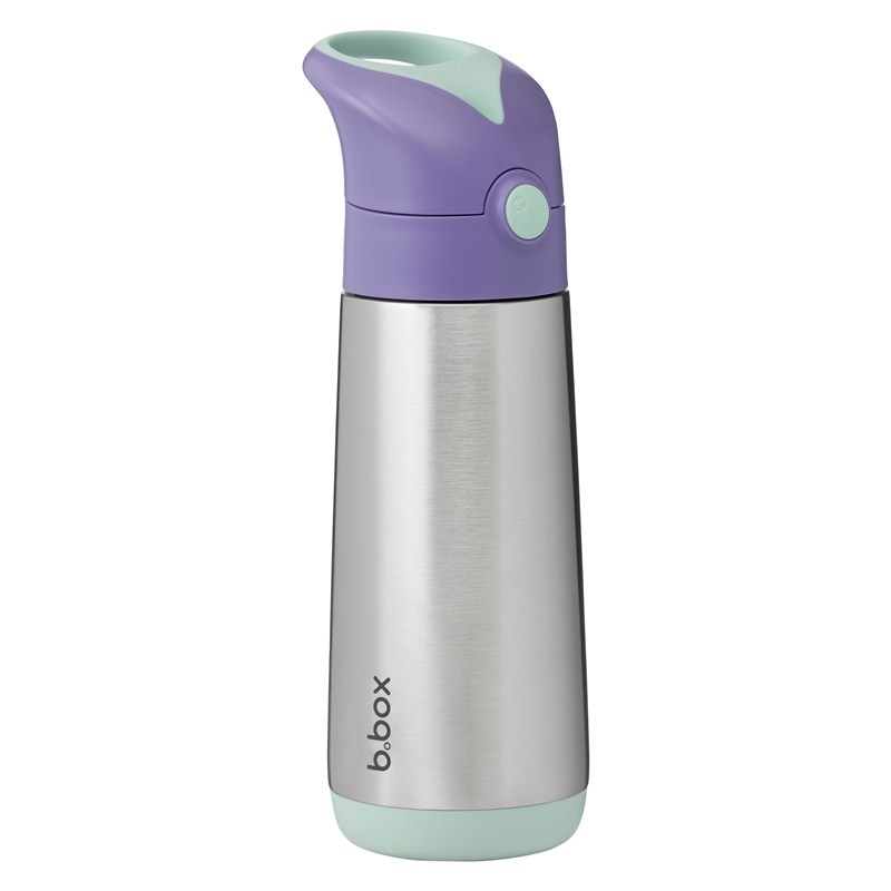 Termoska na pití s brčkem b.box 500 ml lilac pop