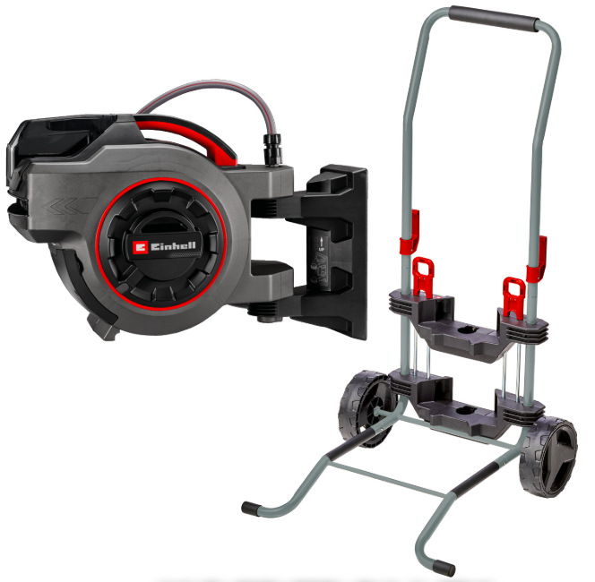 Rudl Einhell Expert 4173772 s kompatibilním navijákem hadice připravený pro mobilní použití
