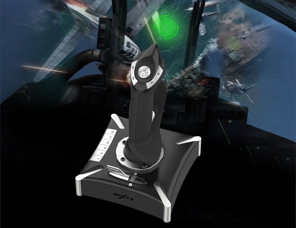 PXN 2119 PRO Flightstick zaujme i mapováním ovládacích prvků