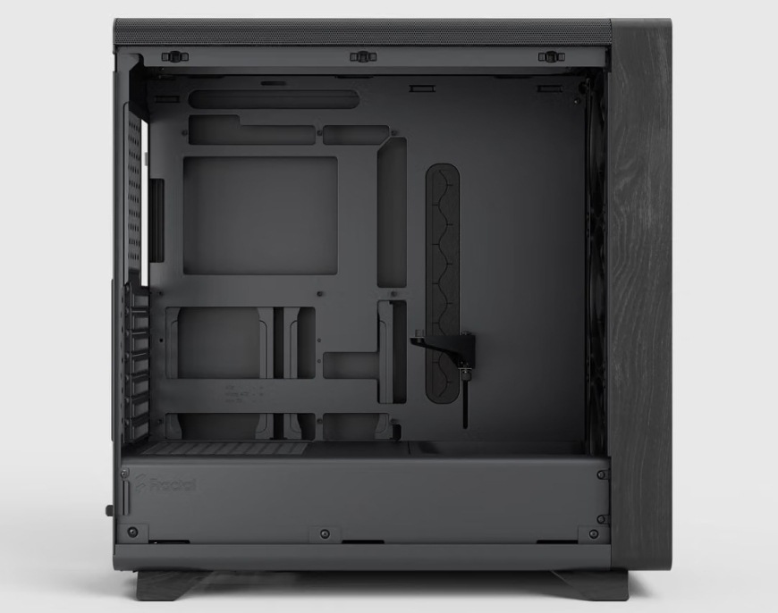 Case FRACTAL DESIGN Summit Ambience Blackout TG Light Tint černá Vnitřní prostor počítačové skříně FRACTAL DESIGN Summit Ambience Blackout TG Light Tint