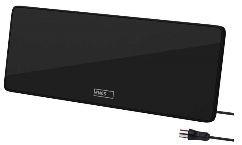 Anténa pokojová EMOS EM-101N, 0–25 km DVB-T2