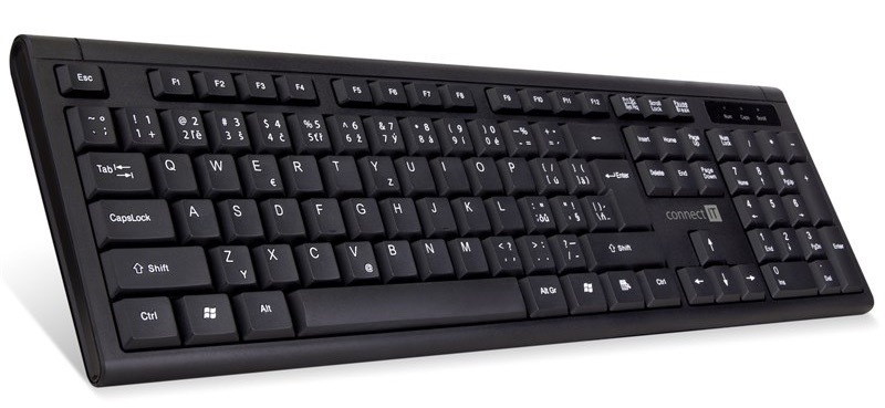 Klávesnice Connect IT CKB-3058-CS, CZ/SK černá