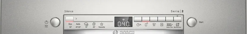 Myčka nádobí Bosch Serie 2 SMS2HTI08E nerez Panel myčky Bosch SMS2HTI08E