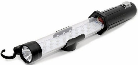 Svítilna Compass montážní 27+7LED nabíjecí 12/220V s magnetem