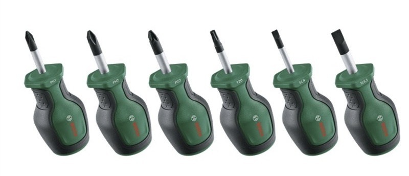 Sada šroubováků Bosch z kvalitní oceli S2, ergonomické rukojeti