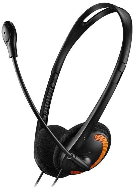 Headset Canyon CNS-CHS01BO černý/oranžový