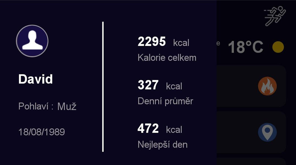 Chytré hodinky iGET Fit F45, 2x řemínek zlaté