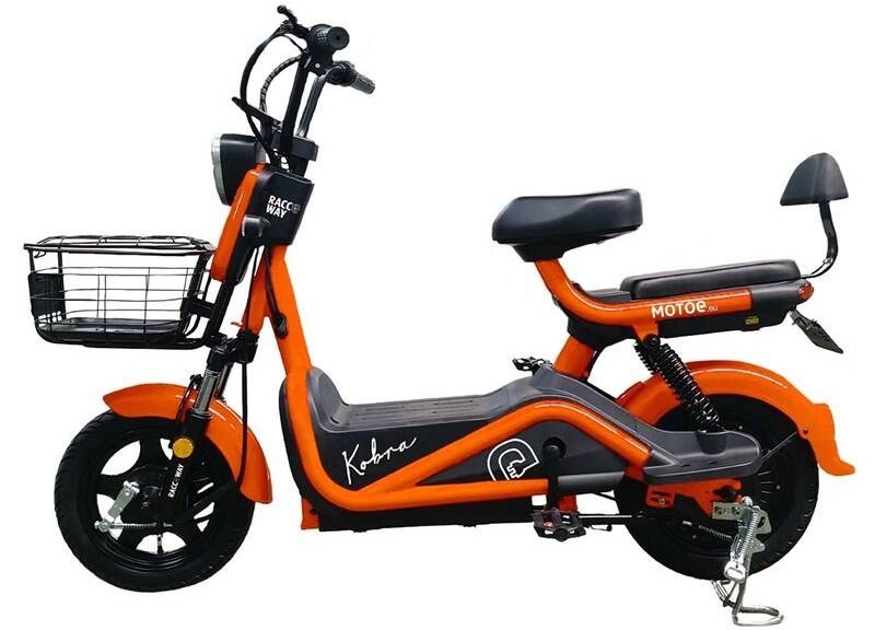 Elektrická motorka RACCEWAY Kobra oranžový