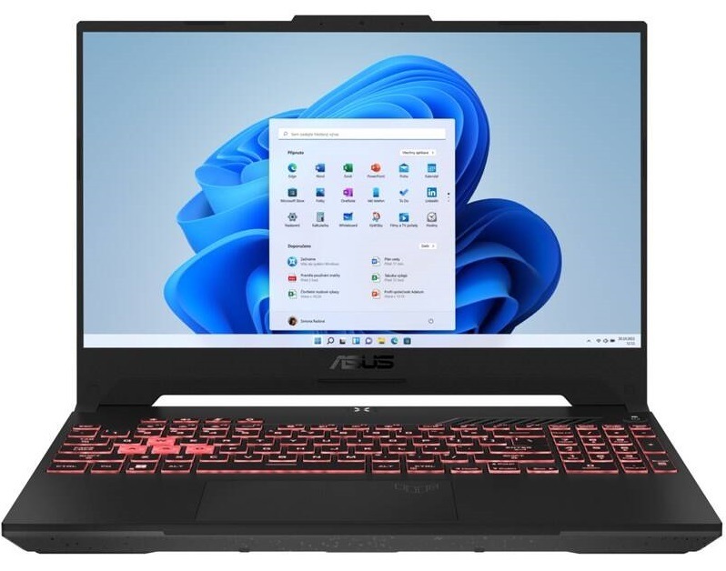 Notebook Asus TUF Gaming A15 šedý
