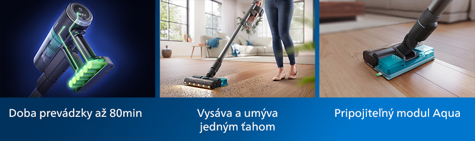 Tyčový vysavač Philips Series 7000 Aqua XC7055/01 Philips Series 7000 Aqua XC7055/01
