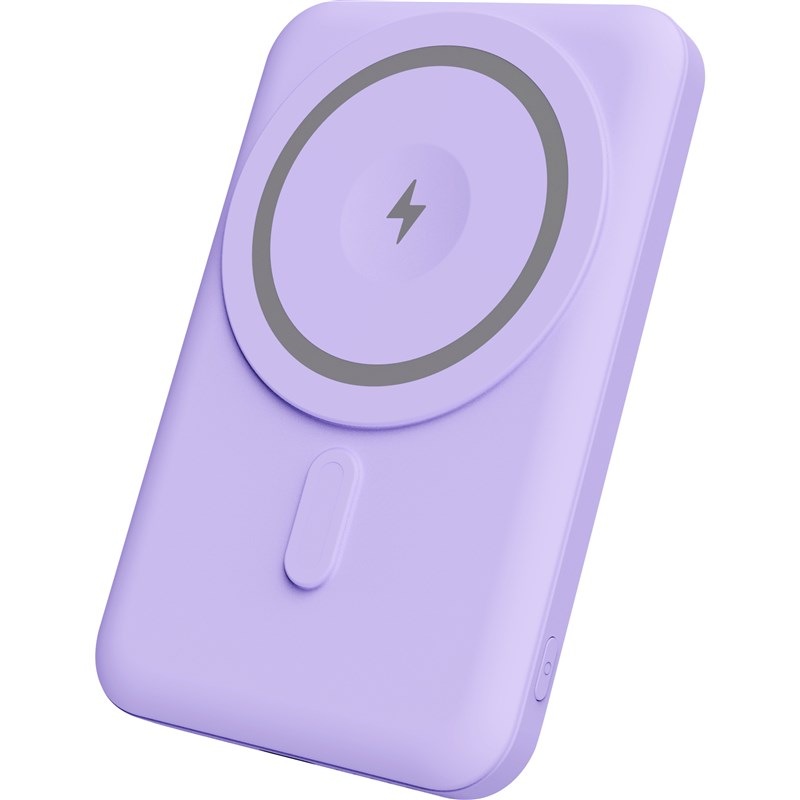 Powerbanka YENKEE YPB 501 MagSafe 5000mAh fialová
