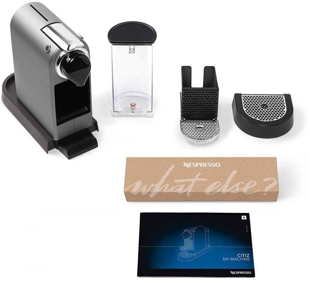 Kapslový kávovar Krups Nespresso CitiZ XN741B10 stříbrný
