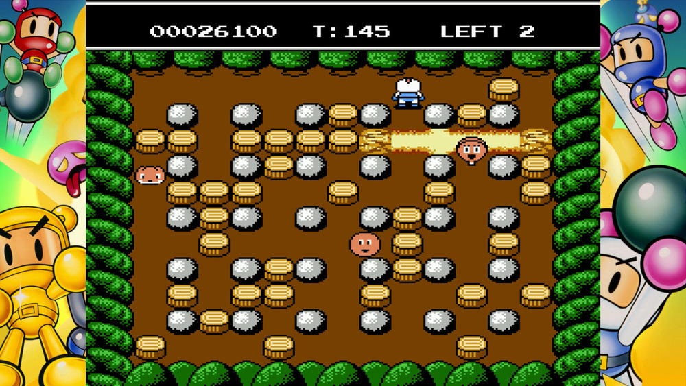 Hra U&I Entertainment Switch Super Bomberman Collection retro úroveň