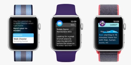 Chytré hodinky Apple Watch Series 3 GPS 42mm pouzdro z vesmírně šedého hliníku - černý sportovní řemínek Chytré hodinky Apple Watch Series 3 GPS 42mm pouzdro z vesmírně šedého hliníku - černý sportovní řemínek