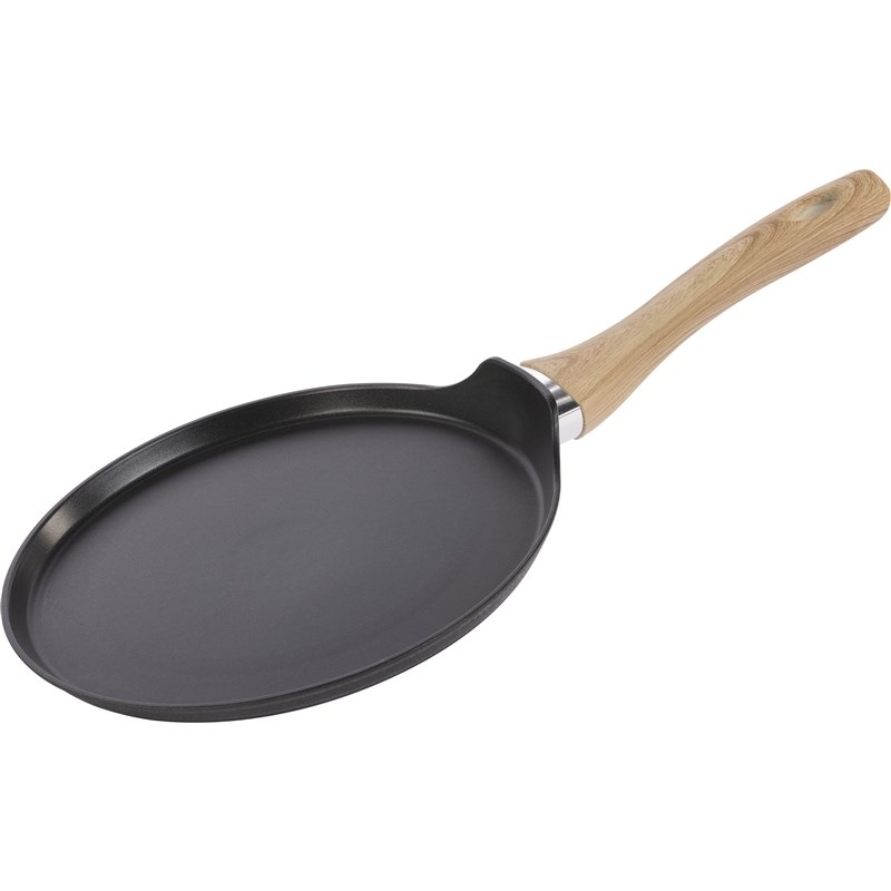 Pánev palačinková Lamart LT1289 NATUR, 25 cm černá/hnědá