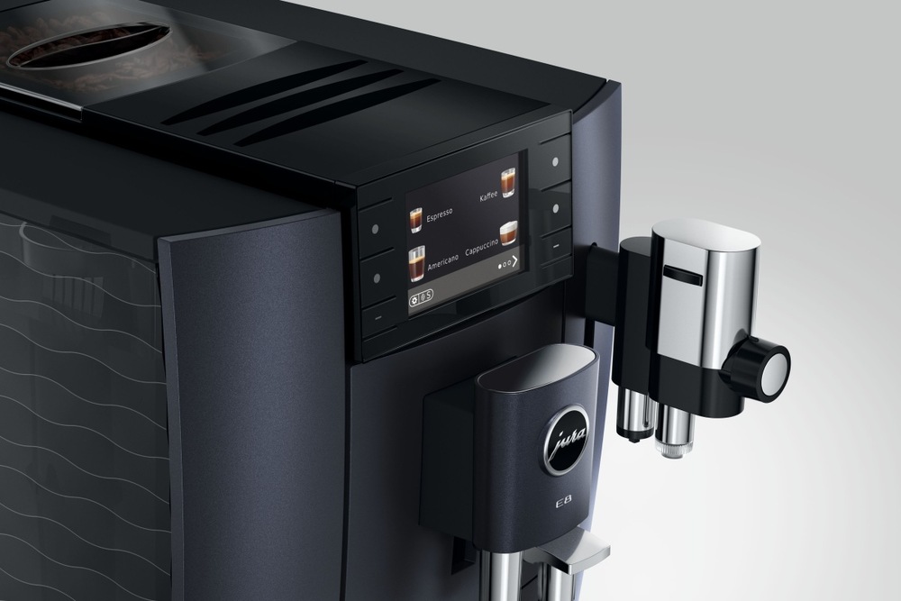 Automatický kávovar Jura E8 Cosmic Black (modelový rok 2026) černý