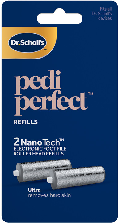 Náhradní hlavice do elektrického pilníku Scholl PediPerfect NANO v počtu 2 ks