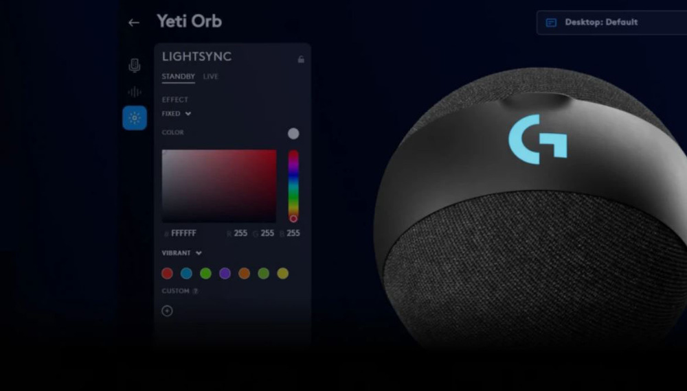 Logitech Yeti Orb RGB s LIGHTSYNC, USB (988-000558)