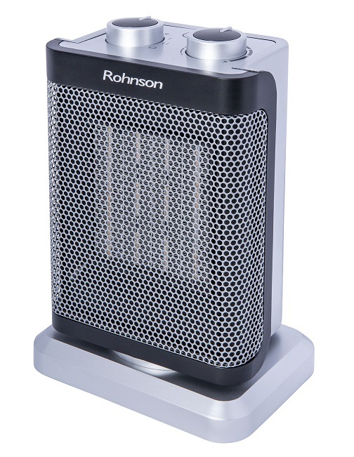 Teplovzdušný ventilátor Rohnson R-8063 černý/stříbrný Teplovzdušný ventilátor Rohnson R-8063 černý/stříbrný