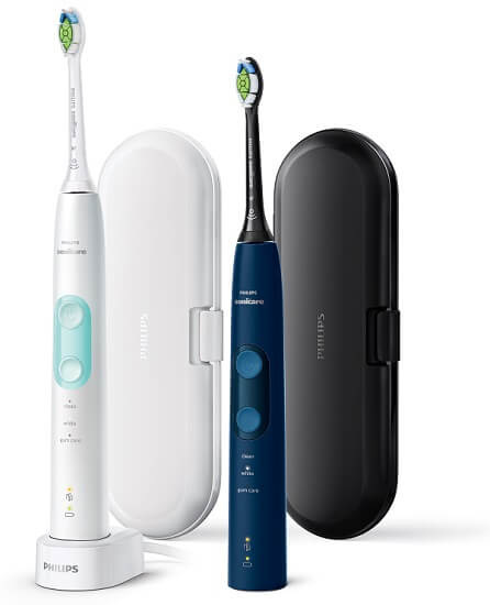 Zubní kartáček Philips Sonicare 5100 HX6851/34 bílý/modrý Zubní kartáček Philips Sonicare 5100 HX6851/34 bílý/modrý