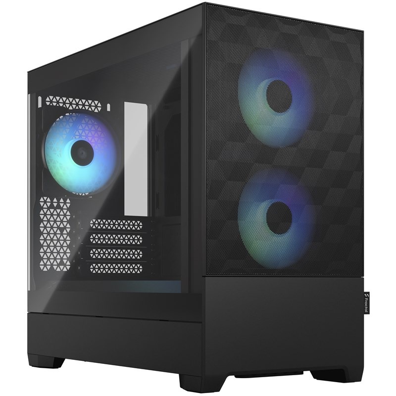 Case FRACTAL DESIGN Pop Mini Air RGB Tempered Glass Clear Tint černá