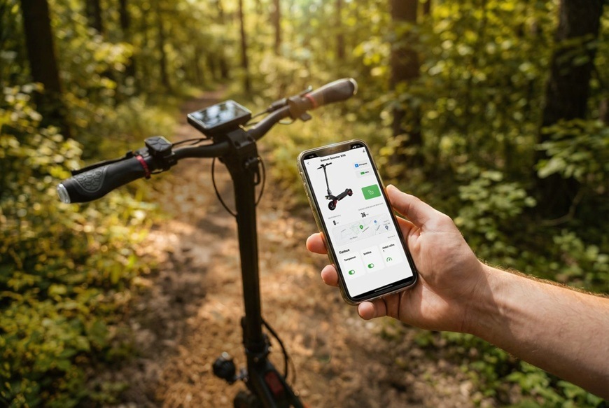 Elektrická koloběžka Sencor SCOOTER X70 černá Elektrická koloběžka Sencor SCOOTER X70 propojená s mobilní aplikací pro ovládání a správu jízdy.