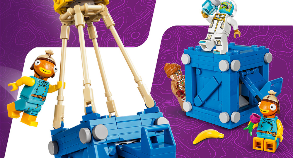Stavebnice LEGO® Fortnite® 77080 Supply Drop Stavebnice LEGO Fortnite nabízí herní dekoraci, digitální návod a bonusový předmět, který lze získat pomocí QR kódu.