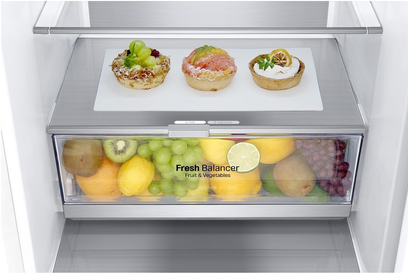 Chladnička s mrazničkou LG GBB72SWUCN bílá fresh_balancer