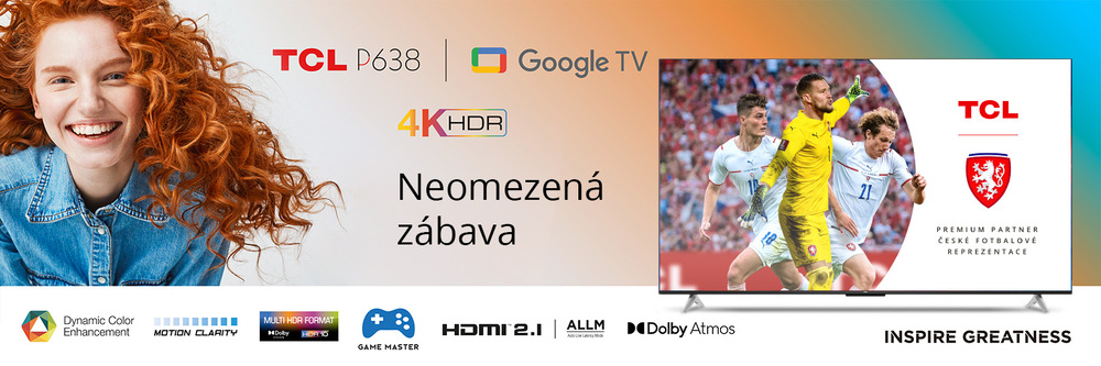 Televize TCL 50P638 Televize TCL 50P638