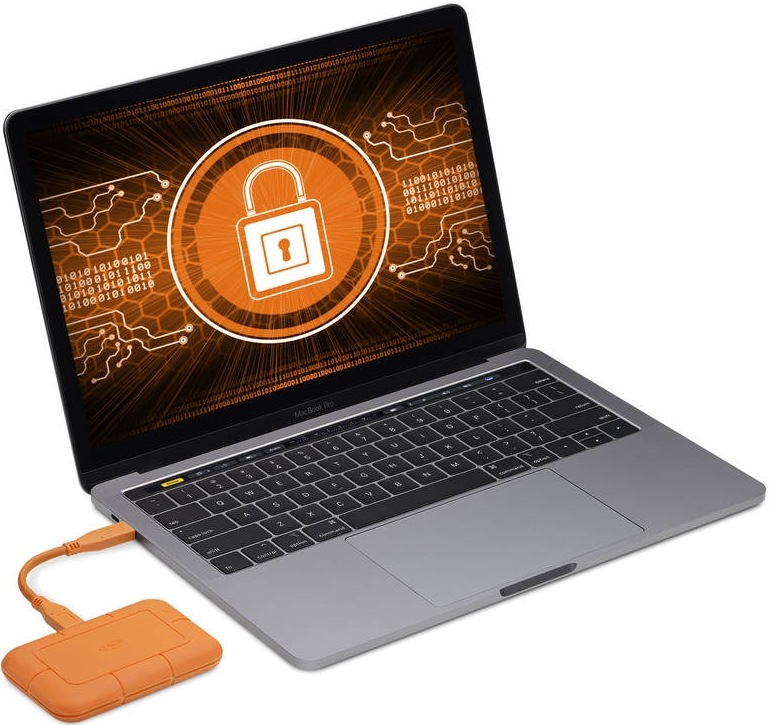 SSD externí Lacie Rugged 4TB oranžový LaCie Rugged 4 TB, oranžová