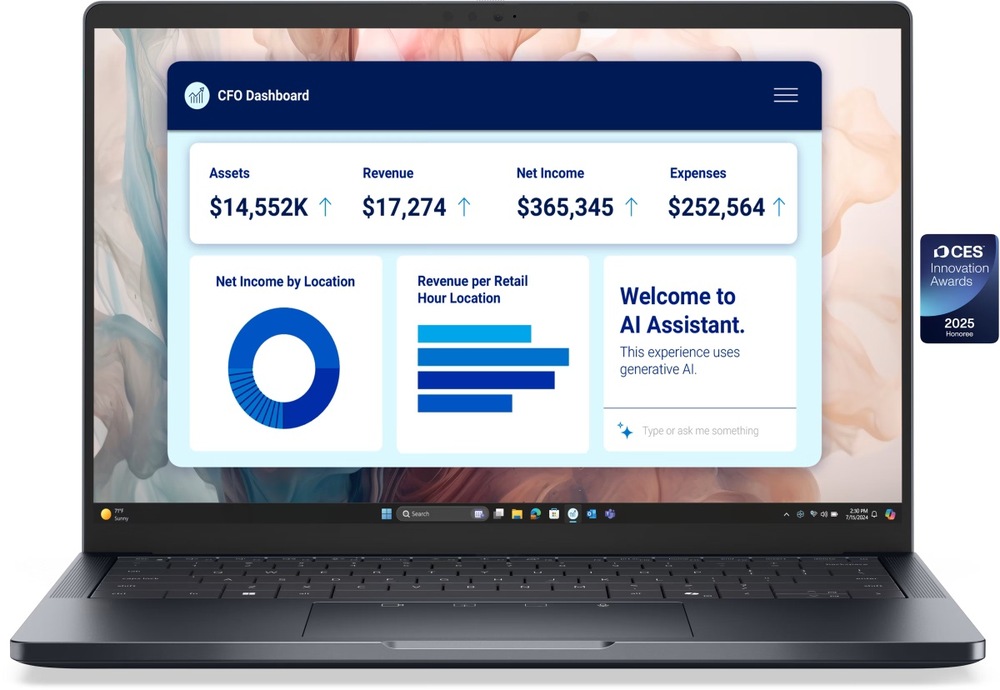 Notebook Dell Pro 14 Premium (PA14250) šedý