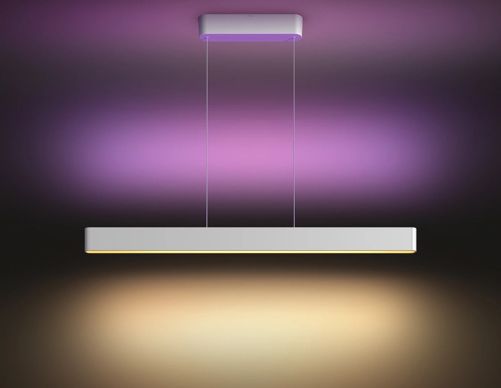 Závěsné svítidlo Philips Hue Ensis White and Color Ambiance bílé