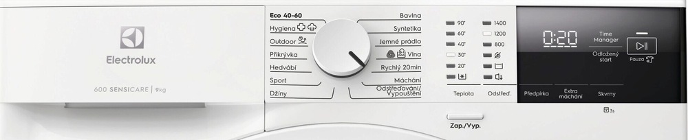 Pračka Electrolux SensiCare 600 EW6F2491C bílá