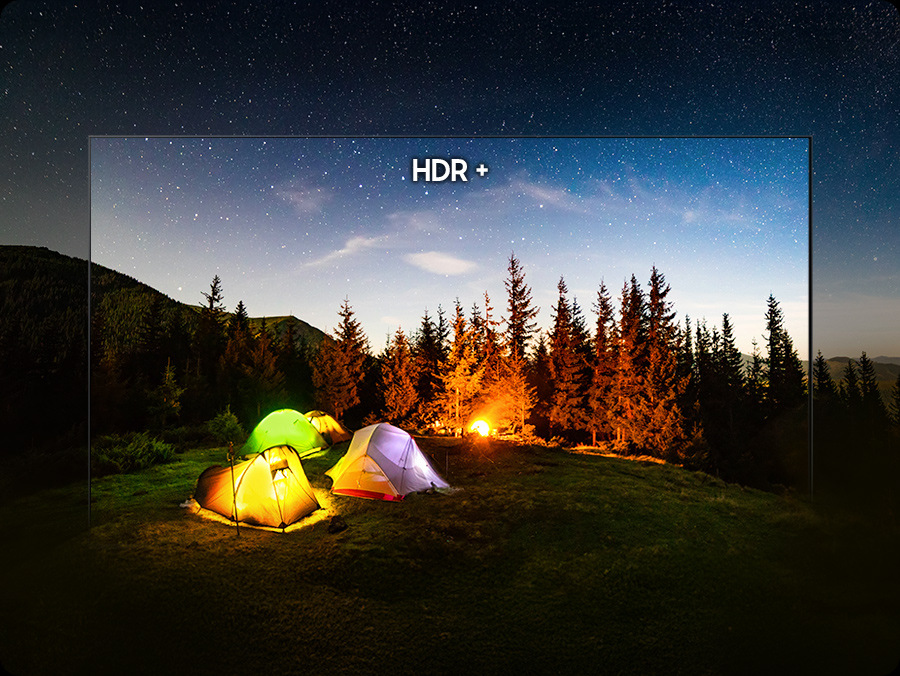 Televize Samsung UE98U9072H Televize Samsung UE98U9072H HDR noční krajina
