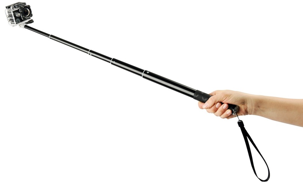 Selfie tyč GoGEN 4 teleskopická, bluetooth černá