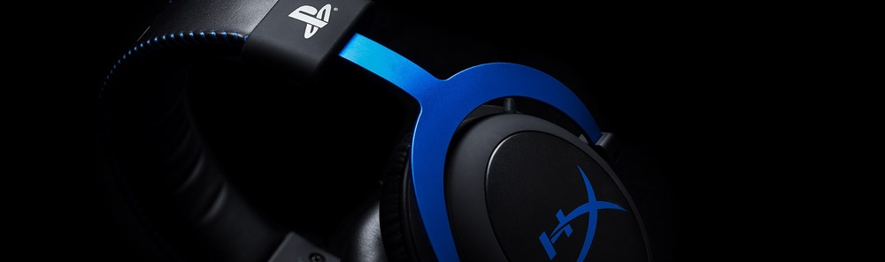 Headset HyperX Cloud Gaming pro PS4 černý/modrý