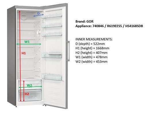 Gorenje chladnička R619EEW5