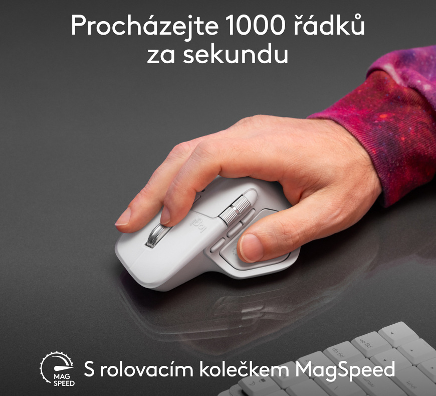 Myš Logitech MX Master 4 for Mac bílá