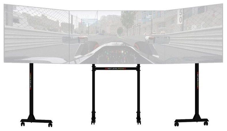 Držák Next Level Racing Free Standing Triple Monitor Stand, pro 1-3 monitory černý