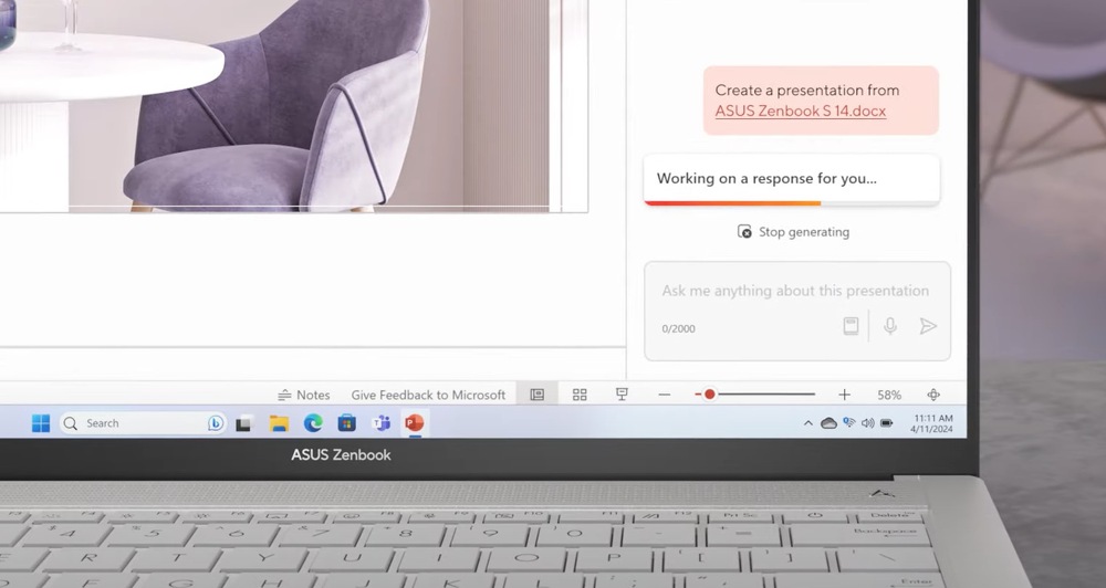 Notebook Asus Zenbook S 14 OLED šedý Notebook Asus Zenbook S 14 OLED šedý