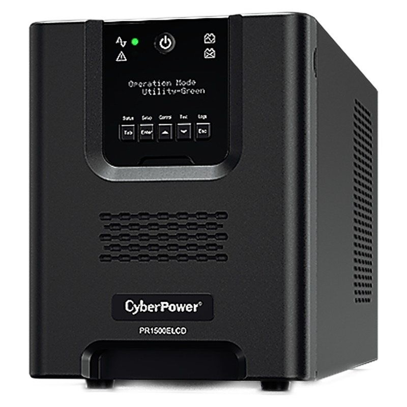 Záložní zdroj CyberPower Professional Tower LCD 1500VA/1350W černý Záložní zdroj Cyber Power Systems Professional Tower LCD 1500VA/1350W
