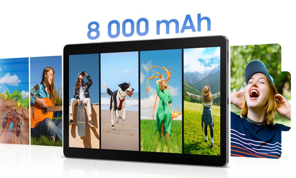Dotykový tablet Samsung Galaxy Tab S10 Lite 6 GB / 128 GB Balíček šedý Samsung Galaxy Tab S10 Lite zaujme i dlouhou výdrží díky baterii o kapacitě 8 000 mAh