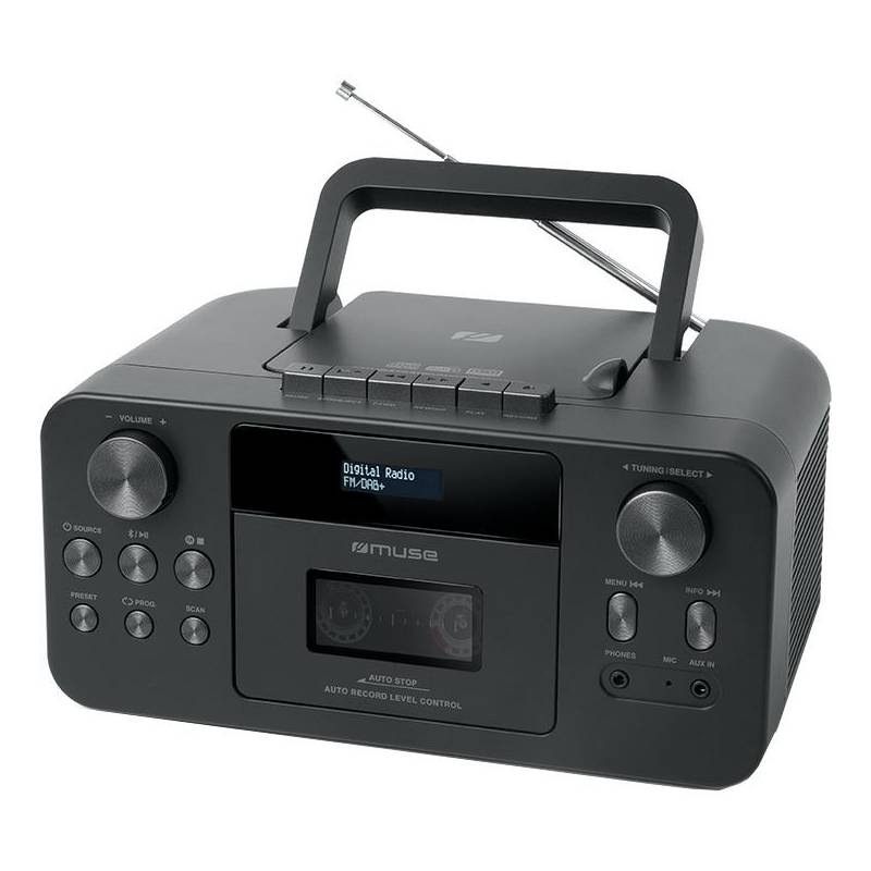Radiomagnetofon s DAB+/CD MUSE M-182DB černý Radiomagnetofon s DAB+/CD MUSE M-182DB černý