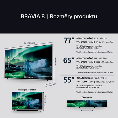 Televize Sony Bravia 8 65"