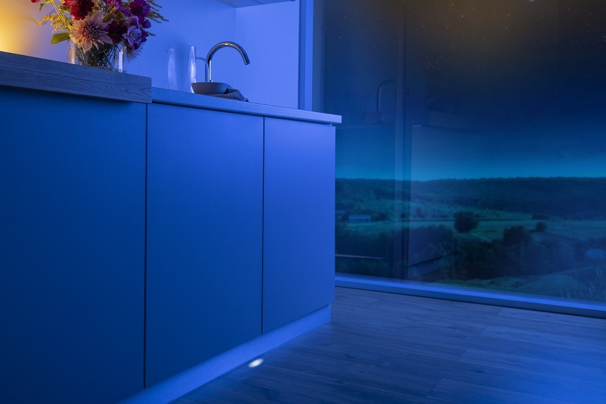 Vestavná myčka Gorenje GV663B66, stavové světlo LedLight