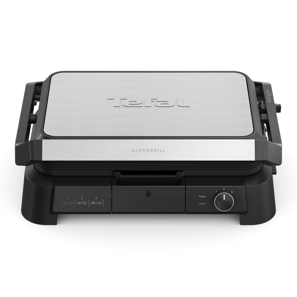 Gril Tefal GC520DE0 Supergrill 3in1 XL stříbrný