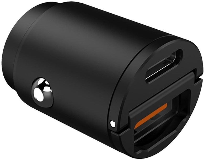 Celly Mini USB-C/USB-A, 30 W, černá