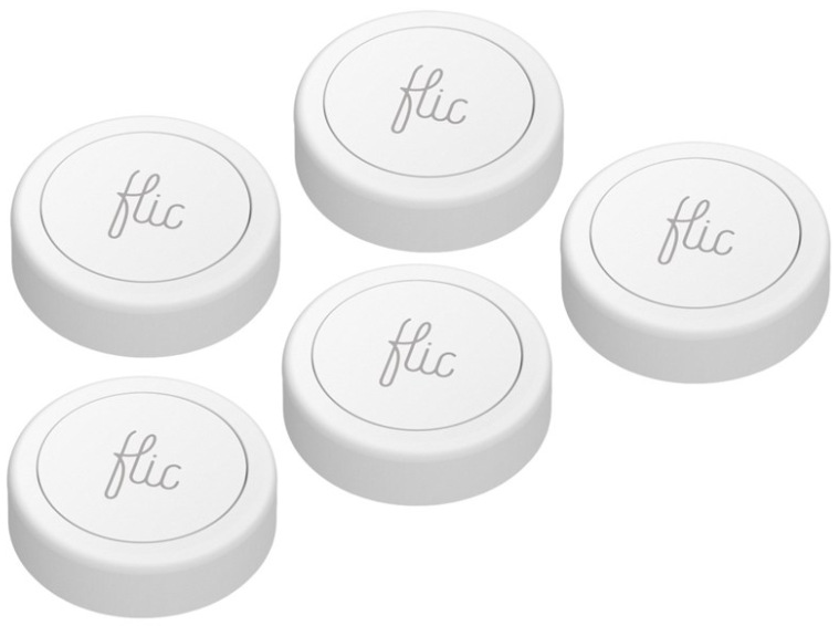 Tlačítko Flic Expansion Kit (5 ks) - bílé
