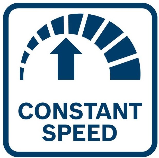 Ikona constant speed znázorňující stabilní výkon a konstantní otáčky při zatížení
