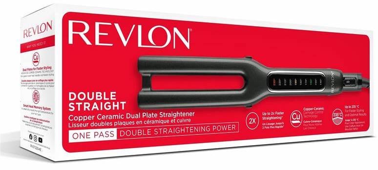 Žehlička na vlasy Revlon Double Straight RVST2204E